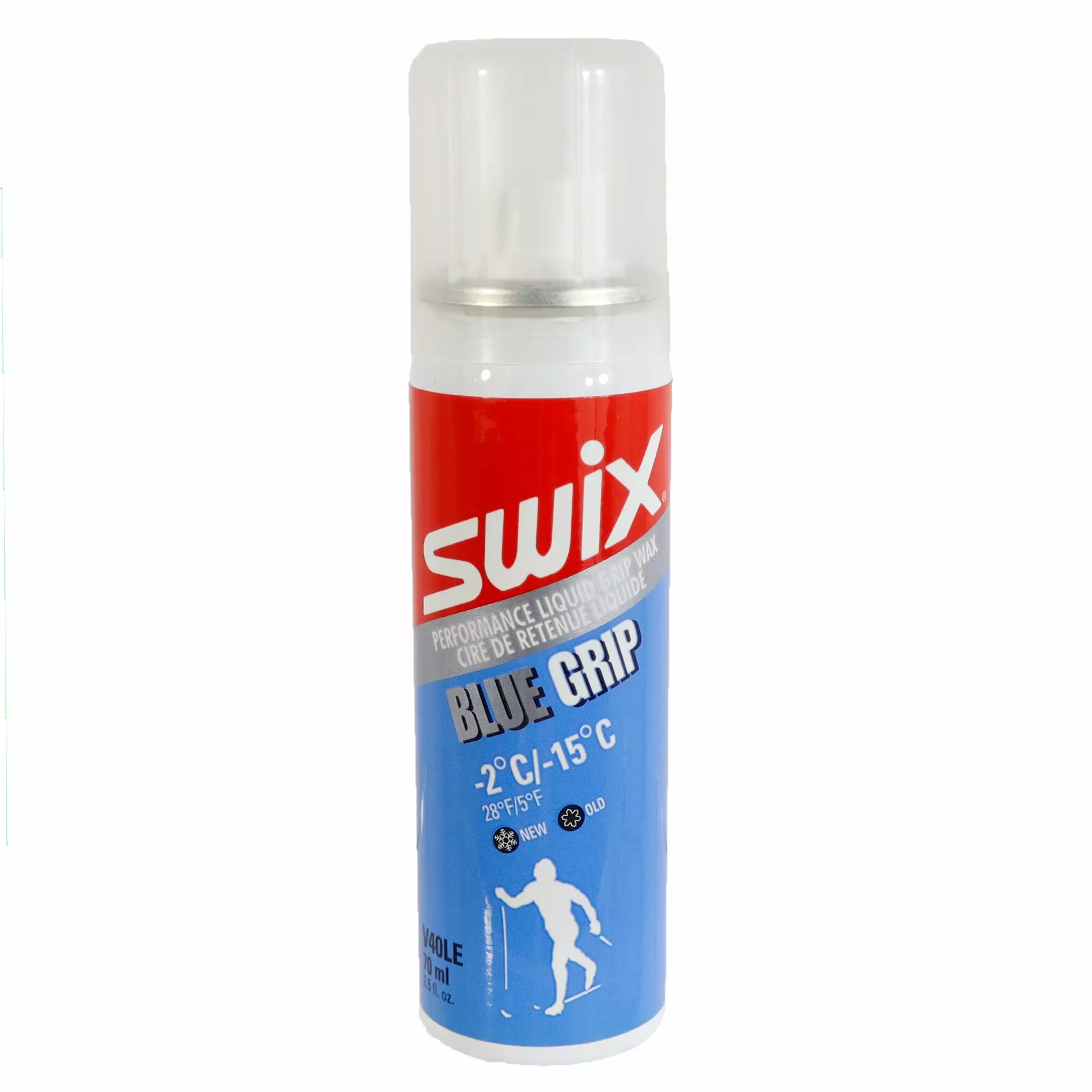 Swix Blue Grip - Spray On Performance Liquid Nordic Grip Wax - 70ml, 5°F To 28°F, V40LE 1 Swix Blue Grip - Spray On Performance Liquid Nordic Grip Wax - 70ml, 5°F To 28°F, V40LE