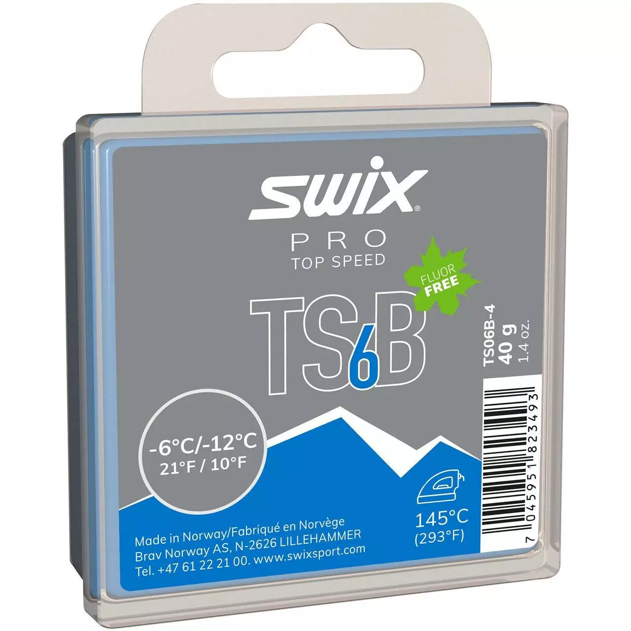Swix TS6 Black, -6°C/-12°C, 40g 1 Swix TS6 Black, -6°C/-12°C, 40g